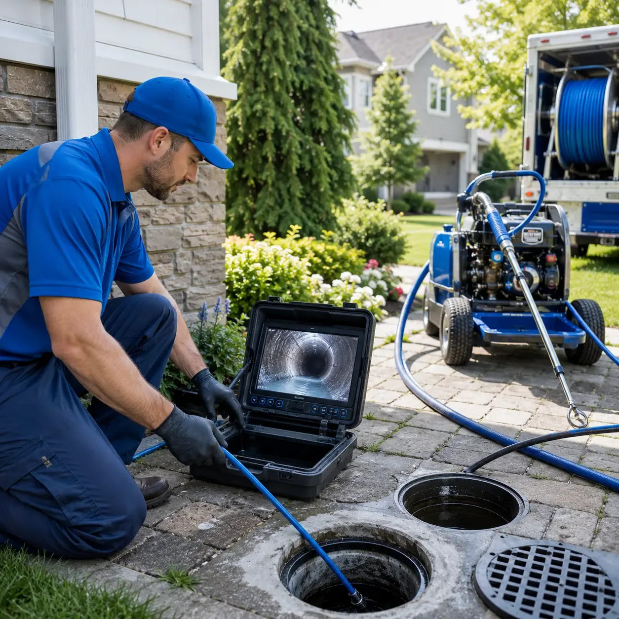 Outdoor drain cleaning professionals serving Waterloo, AL